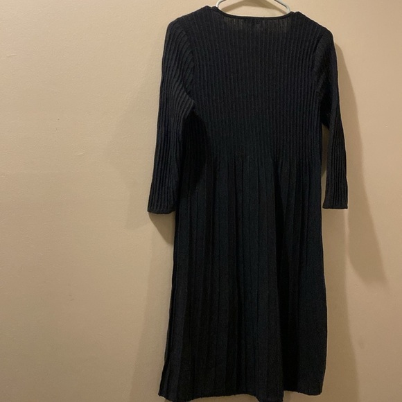 Eileen Fisher women’s small sweater dress - 100% wool - gray -great condition - Picture 6 of 6
